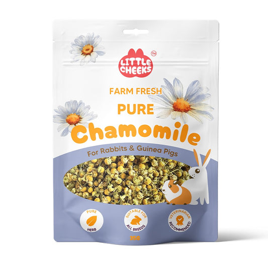 Little Cheeks Farm Fresh Pure Chamomile 35g for Rabbits & Guinea Pigs