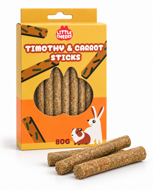 Little Cheeks Timothy & Carrot Sticks 80g