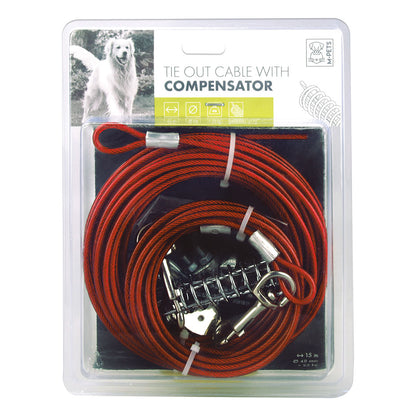 Tie-Out Cable with Compensator – 4.8 mm, up to 25 kg