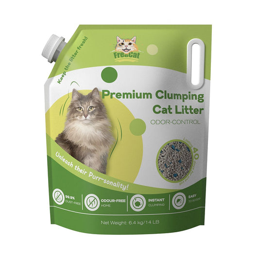 FreeCat Premium Clumping Cat Litter (odour control) 6.4kg