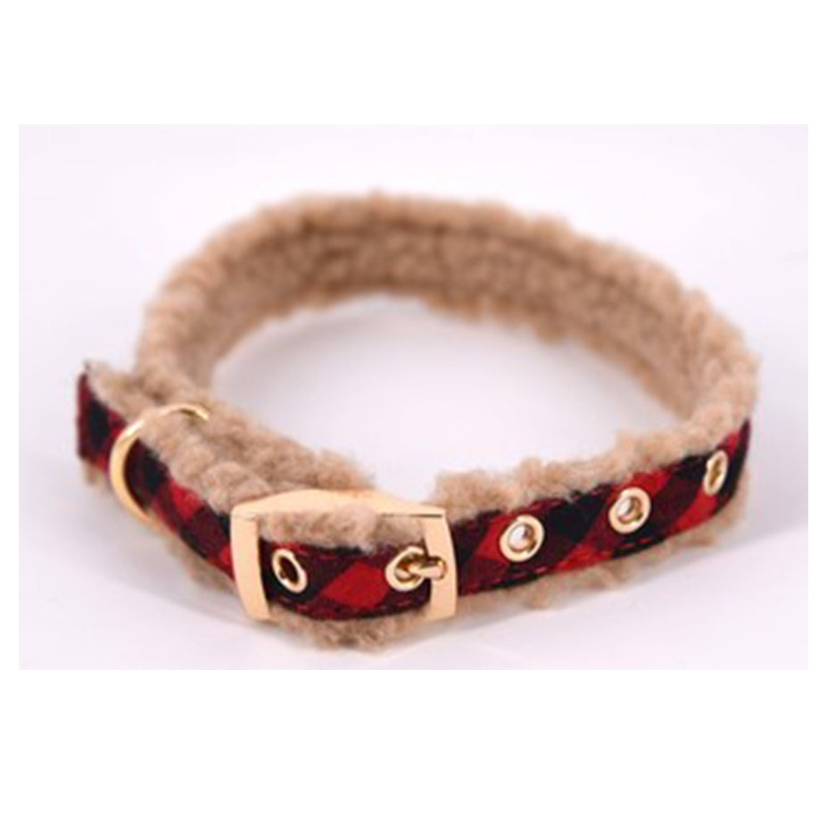 Plush Lumberjack Collar