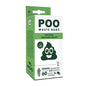 POO BIO Dog Waste Bags 60 bags - Non Scented