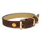 BROWN LEATHER COLLAR