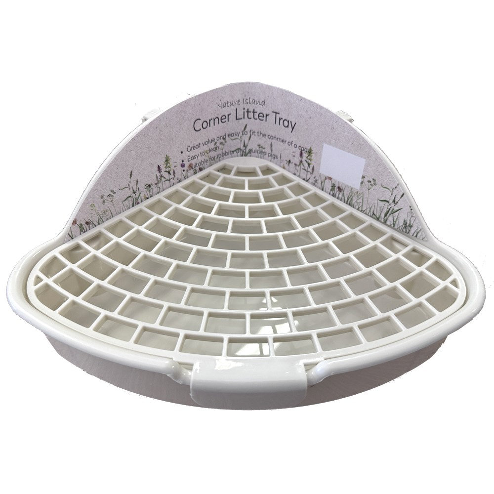 Nature Island Corner Litter Tray – Small