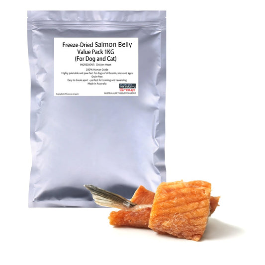 Freeze-Dried Salmon Belly 1KG
