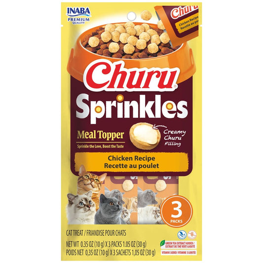 INABA Churu-Cat- Sprinkles-Chicken Recipe-Topper