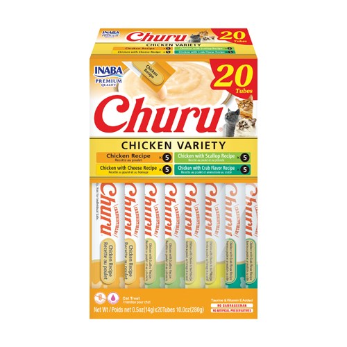 Inaba Churu Chicken Variety Box – 20 Tubes x 14 g