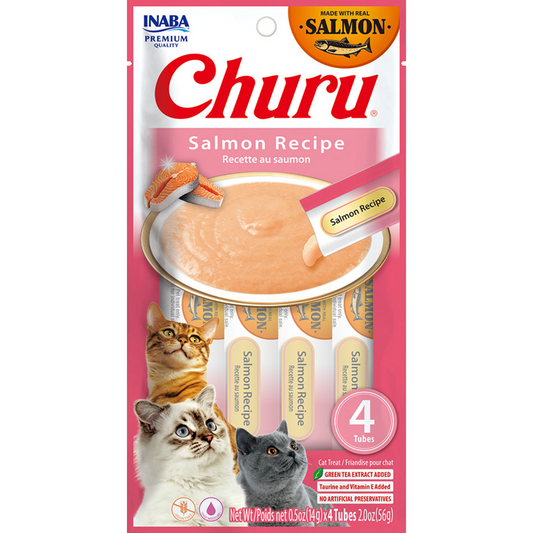 Inaba Churu Salmon Recipe – 4 x 14 g