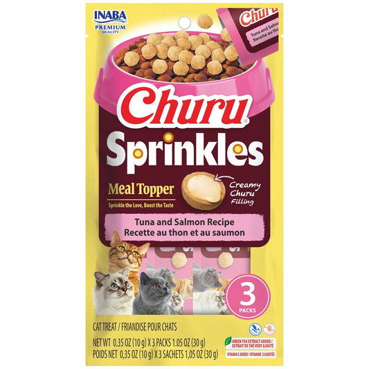 INABA Churu-Cat- Sprinkles-Tuna & Salmon Recipe-Topper