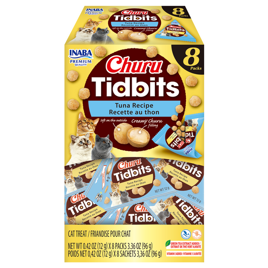 INABA Churu -Cat-Tidbits Tuna Recipe-Treat