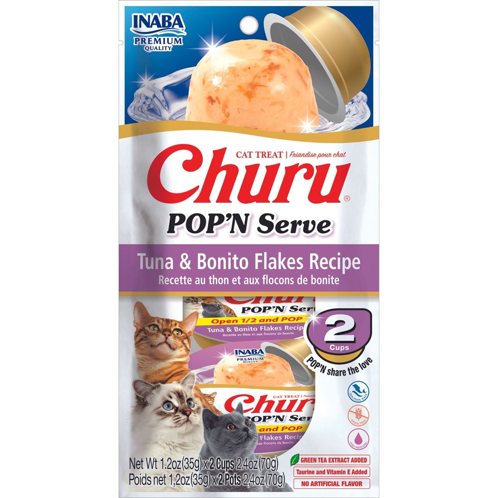 Inaba Churu Pop'n Serve Tuna & Bonito Flakes Recipe