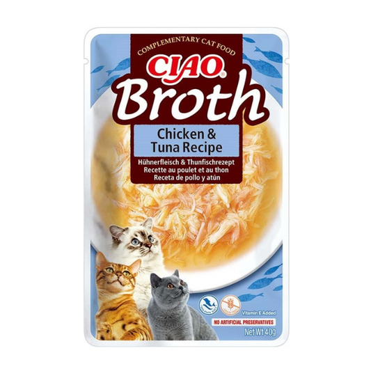 Inaba Churu Broth Chicken & Tuna Recipe – 40 g