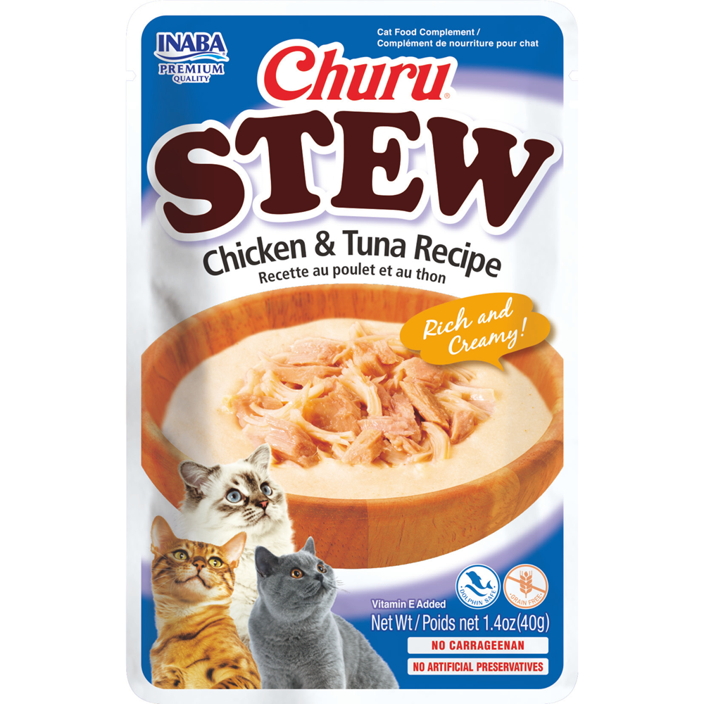 Inaba Churu Stew Chicken & Tuna Recipe – 40 g