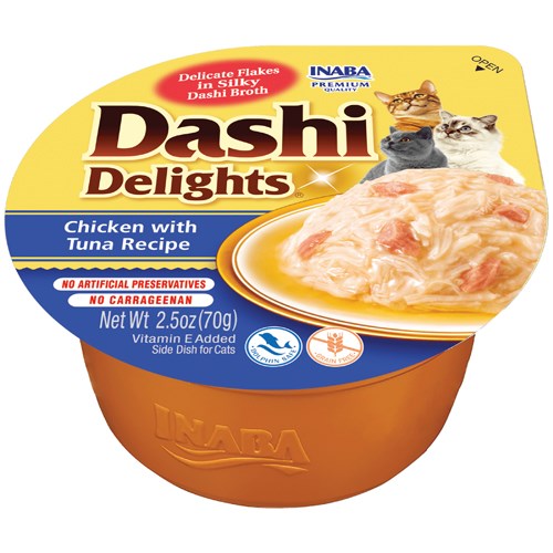 Inaba Dashi Delights Cup Chicken with Tuna Recipe – 2 x 35 g
