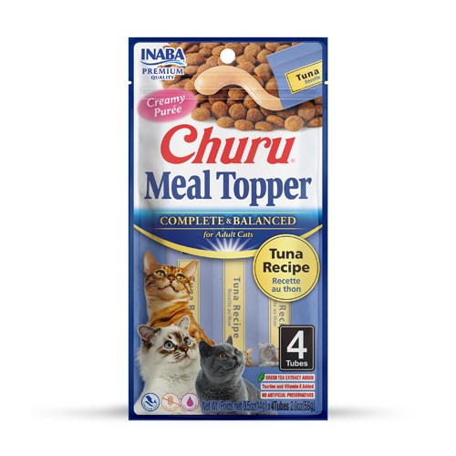 Inaba Churu Complete & Balanced for Adult Cats – Tuna, 4 x 14 g