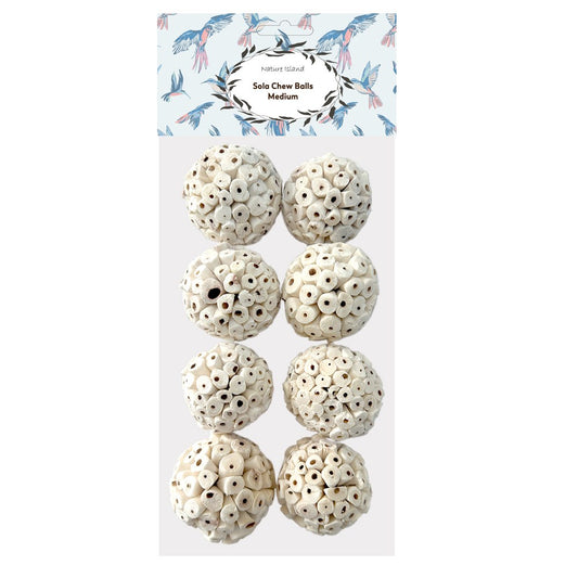 Nature Island Sola Chew Balls – Medium, 8 Pack