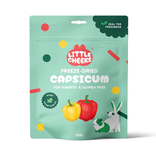 Little Cheeks Freeze Dried Capsicum for Small Animal 20g