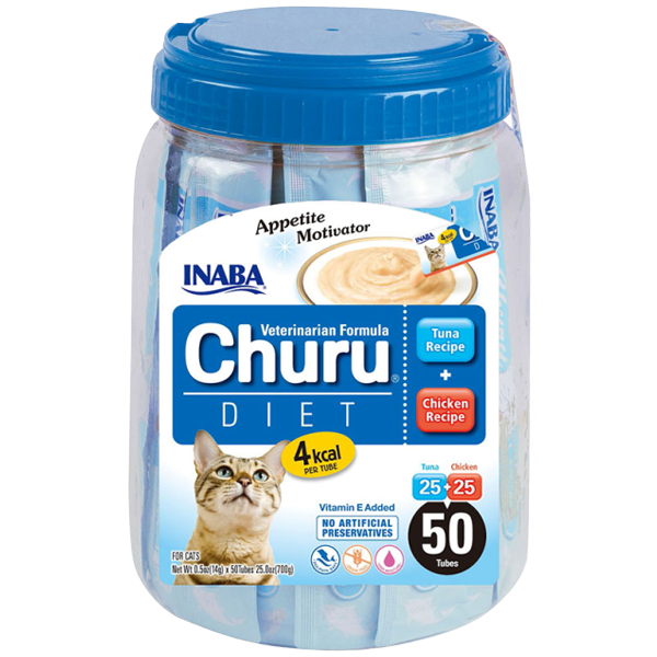 Churu Diet Tuna Recipe & Chicken Recipe 14g x 50Tubes