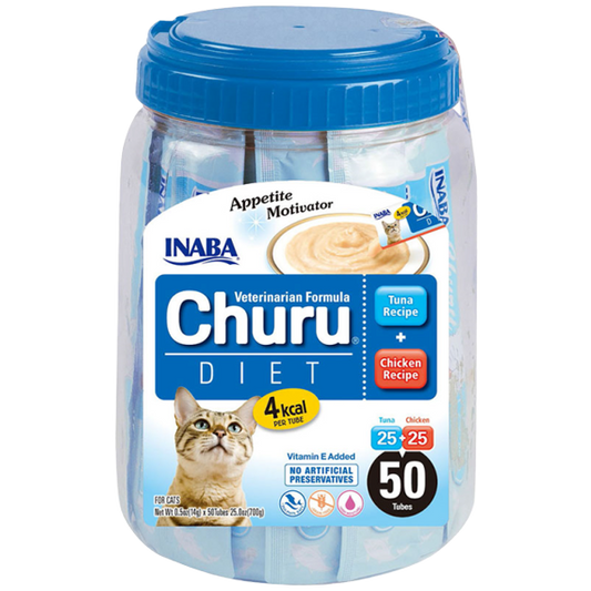 Churu Diet Tuna Recipe & Chicken Recipe 14g x 50Tubes