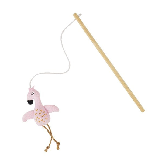 ECO FRIENDLY FLAMINGO TEASER FOR CATS