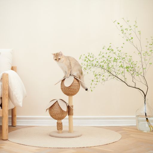 Petsbelle Bliss Solid Wood Cat Tree