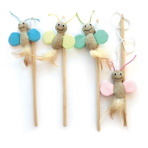 M-PETS BUTTERFLY Cat Wand - 35 cm