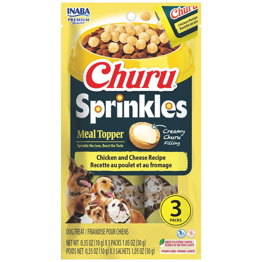 INABA Churu-Dog-Sprinkles Chicken and Cheese-Topper