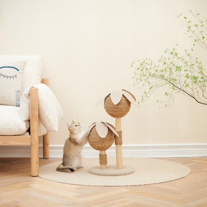 Petsbelle Bliss Solid Wood Cat Tree