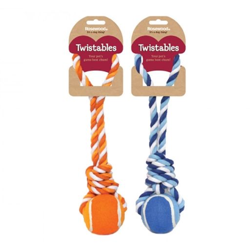 3" Tennis Ball Tug Asstd
