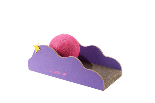Luuks Up Astroball Cat Scratcher – Purple