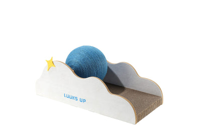 Luuks Up Astroball Cat Scratcher – White