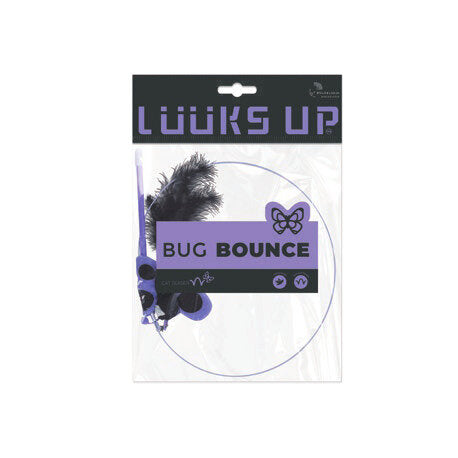 Luuks Up Bug Bounce Cat Teaser – Purple Butterfly