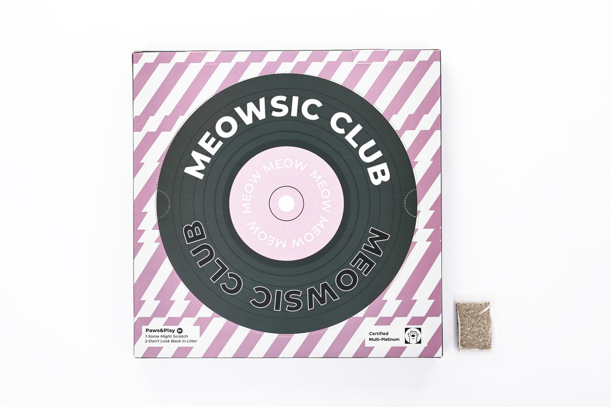 Luuks Up Vinyl Record Cat Scratcher