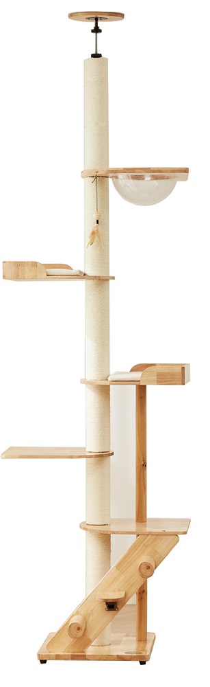 Petsbelle Babel II Solid Wood Cat Tree PS1404