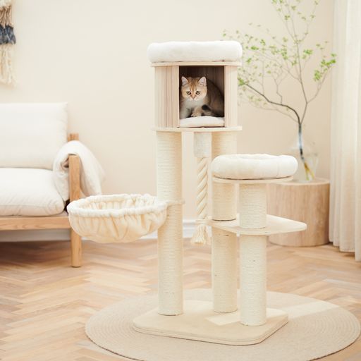 Petsbelle Virtue Solid Wood Cat Tree