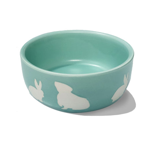 Rabbit& Guinea Pig Print Ceramic Bowl