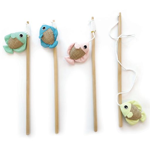 M-PETS FISH Cat Wand - 35 cm