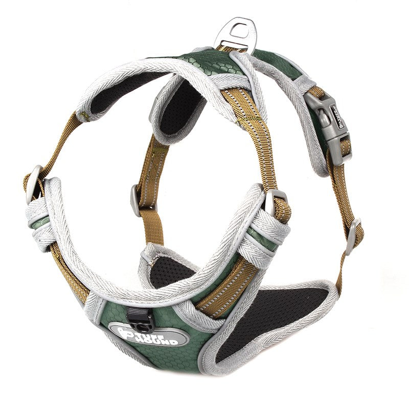 Tuff Hound Dark-Green Harness