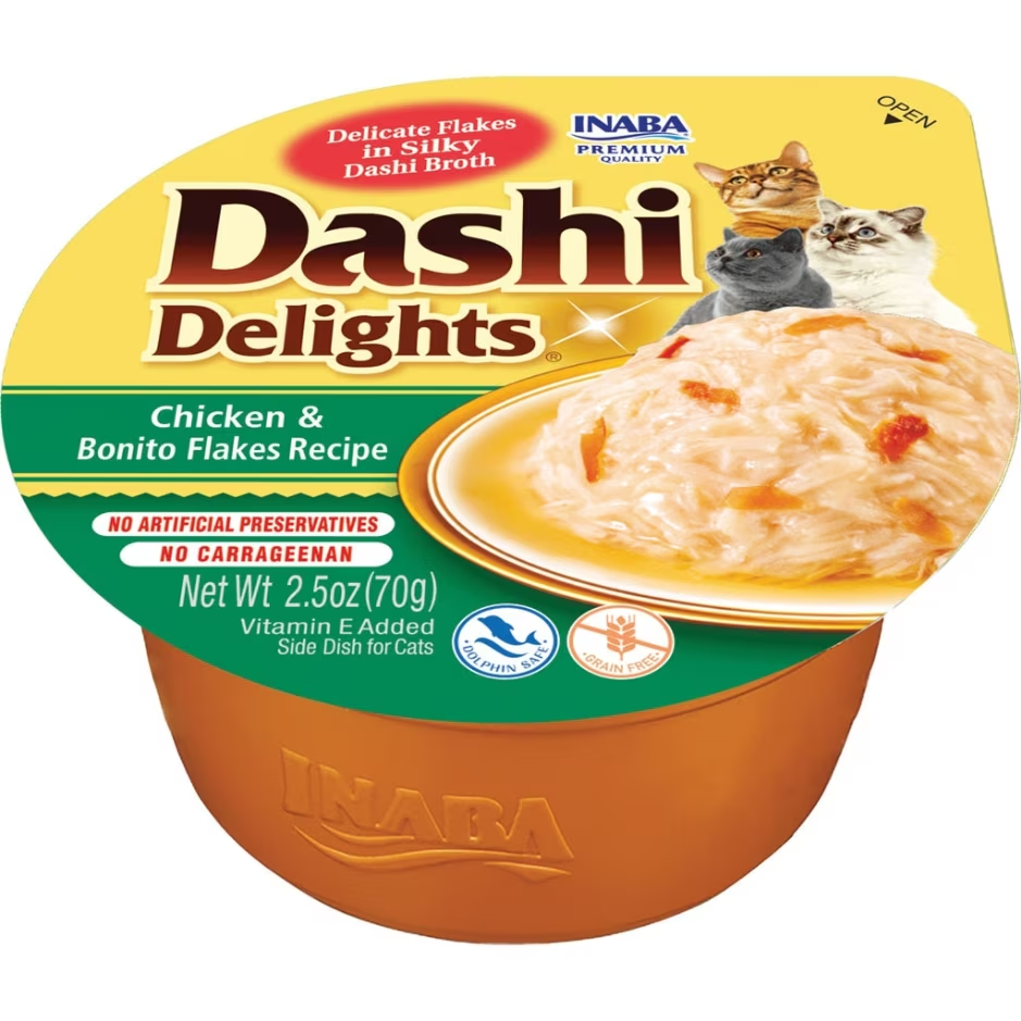 Inaba Dashi Delights Cup Chicken & Bonito Flakes Recipe – 2 x 35 g