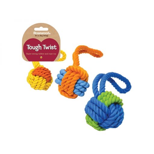 Rubber & Rope Ball Tug