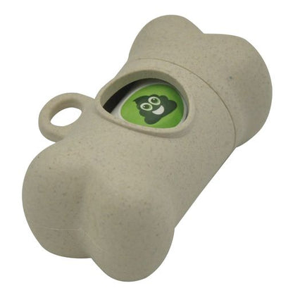 POO BAMBOO Waste Bag Dispenser with natural Vegetable