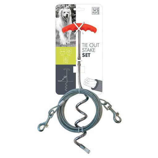 TIE OUT STAKE SET 4.5M- 40kg
