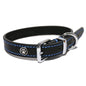 BLACK LEATHER COLLAR