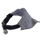 Designer dogtooth cat bandana